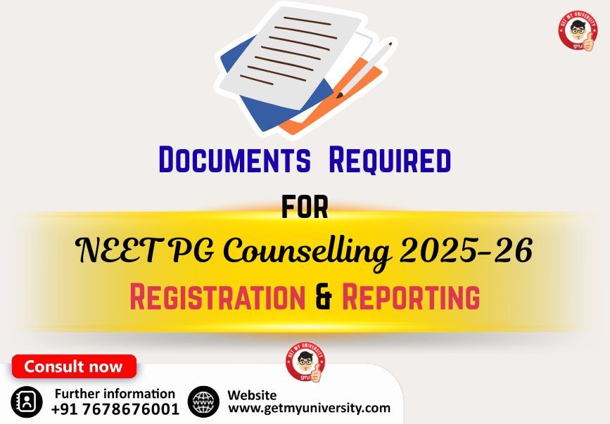 Documents Required for NEET PG Counselling 2025-26